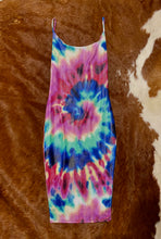 Load image into Gallery viewer, Snake Print Tie Dye Backless Dress
