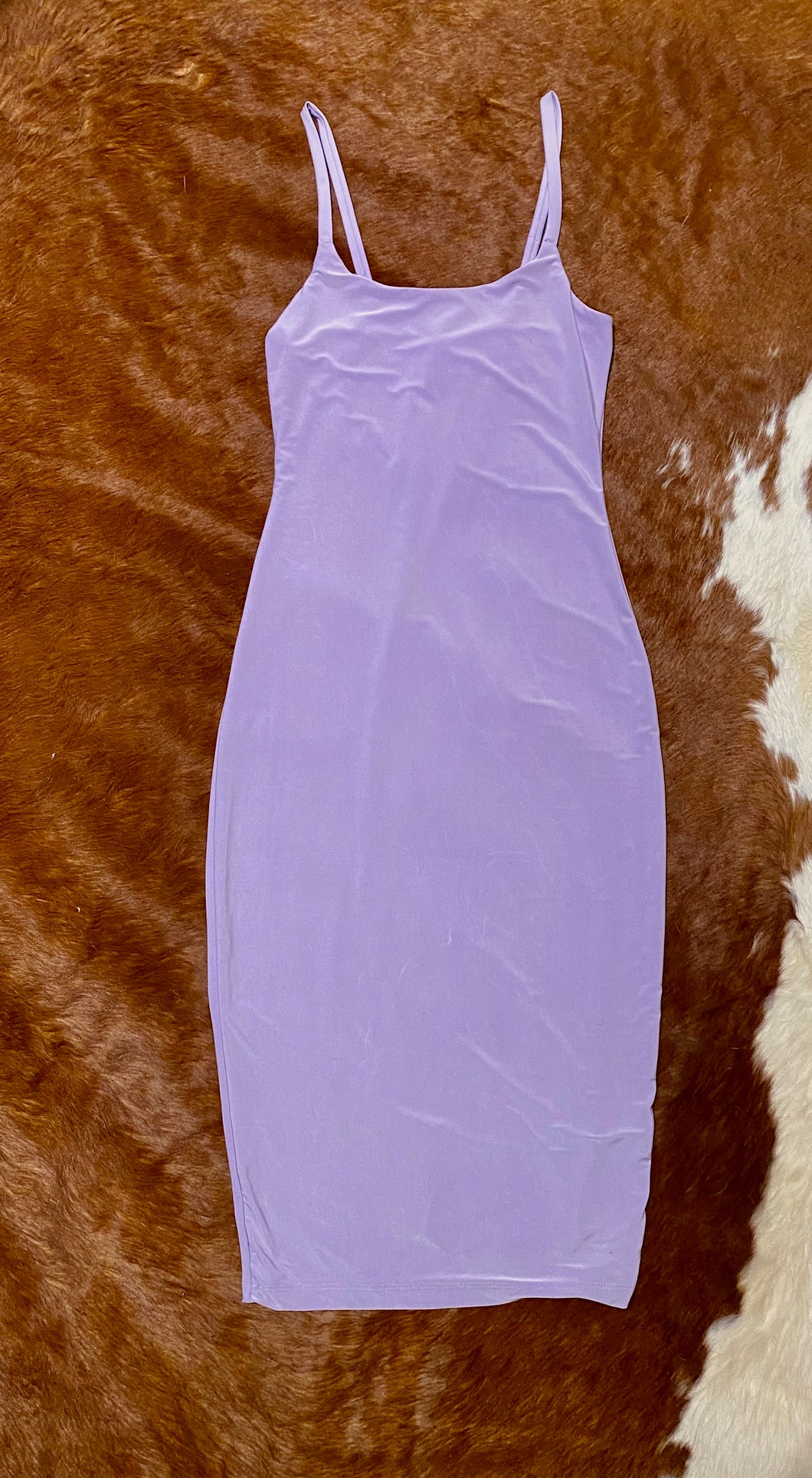 Linguine Strap Knee- Length Dress
