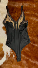 Load image into Gallery viewer, Gold Tassel Chain Bodysuit
